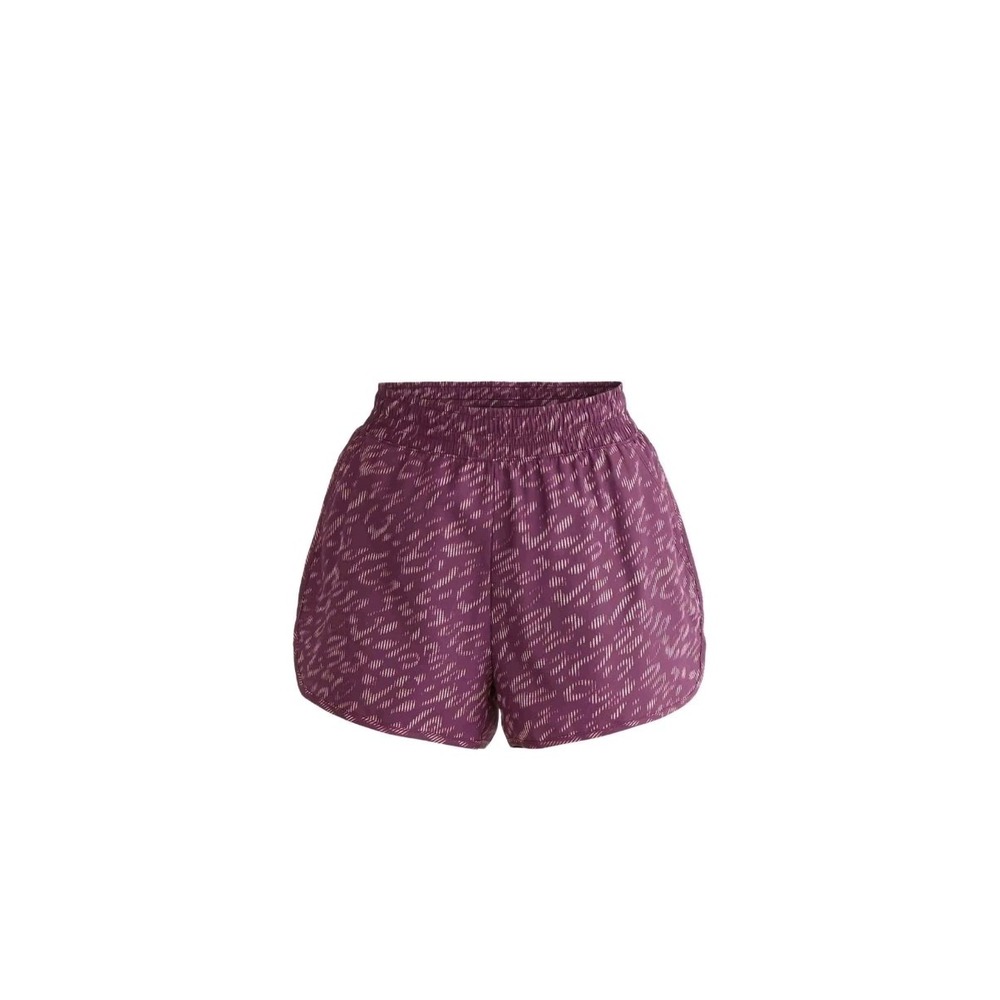 Athletic Works Womens Core Running Shorts Rio Plum Purple Geometric Liner Size M